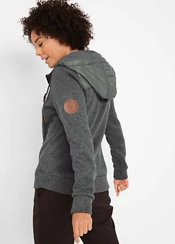 bonprix Hooded Fleece Jacket | Grattan