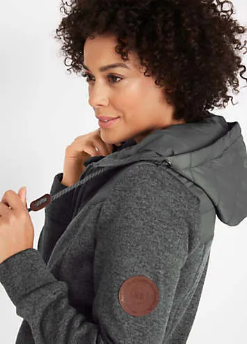 bonprix Hooded Fleece Jacket | Grattan