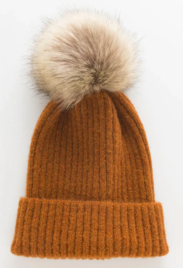 Brown Bunny Beanie Hat