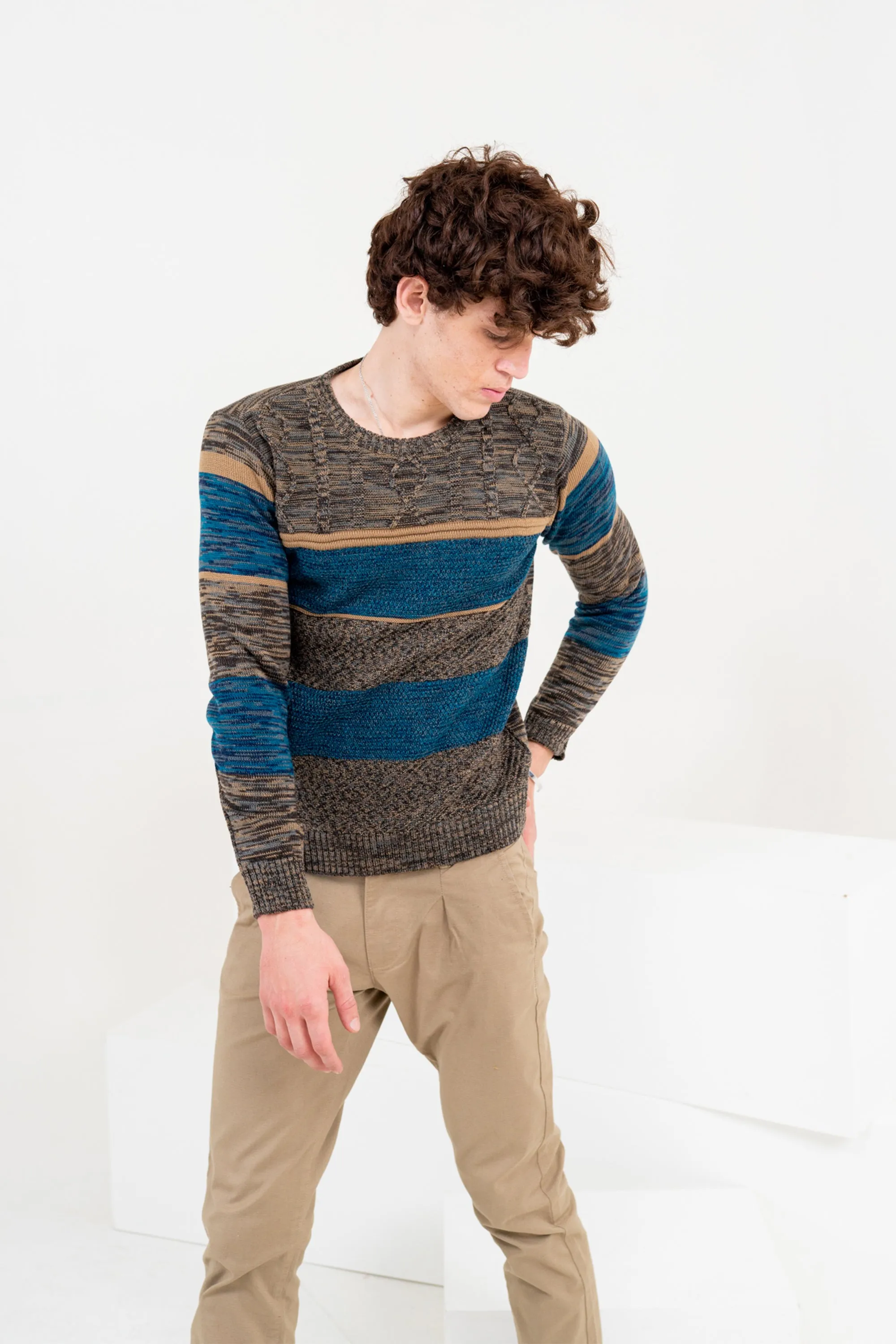 Brown Nordic Sweater