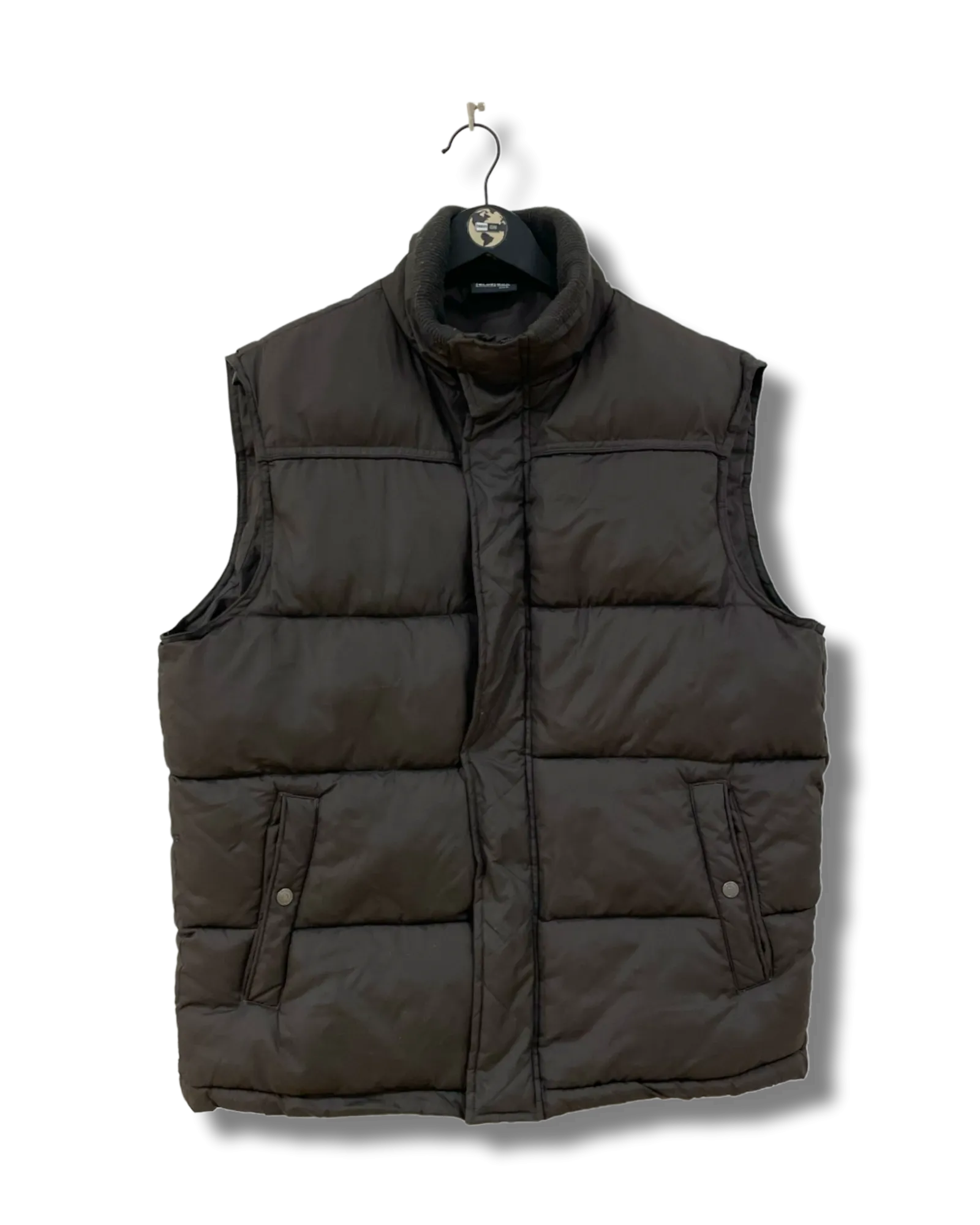 Brown Puffer Vest Size L