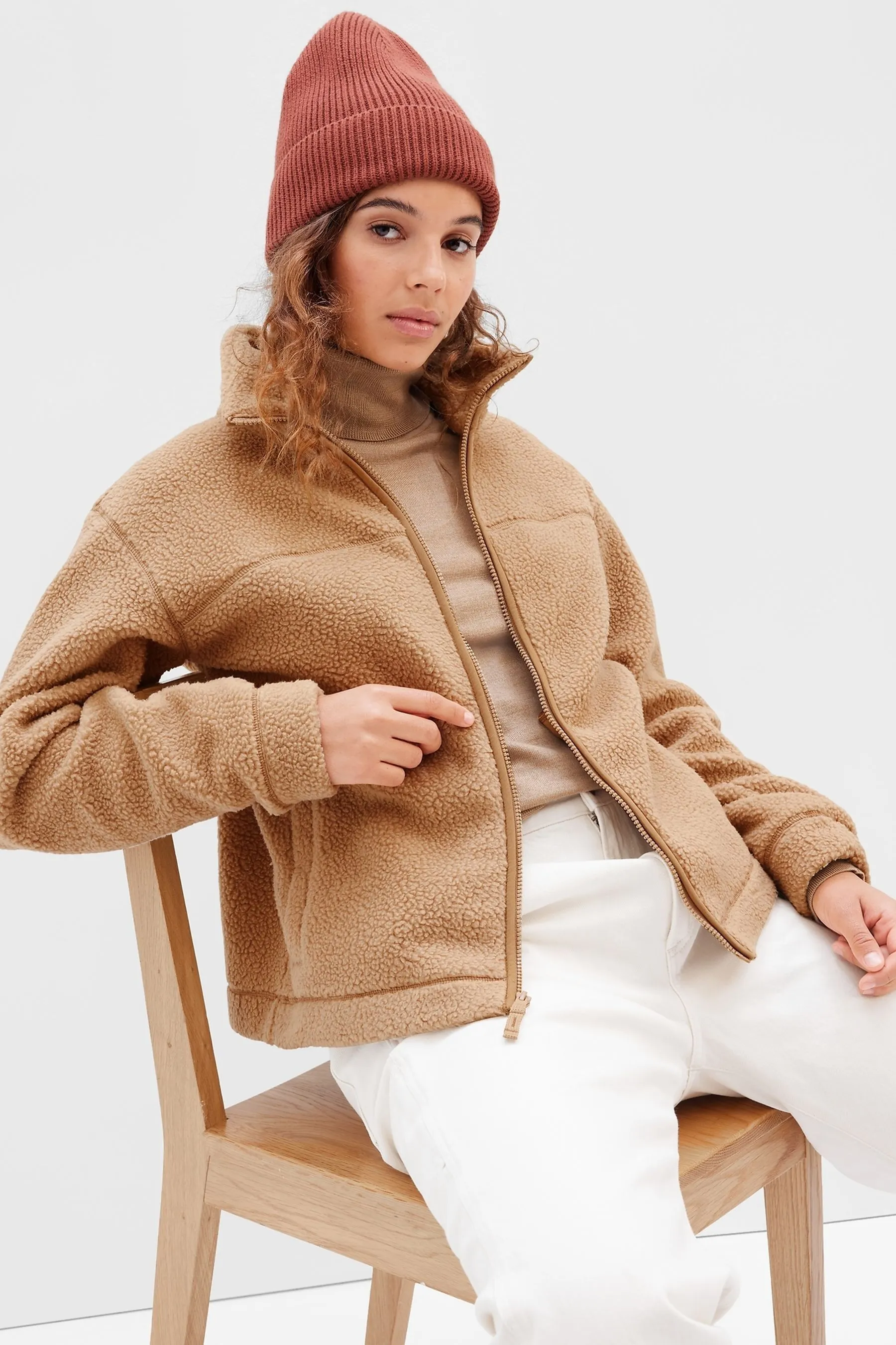 Brown Sherpa Jacket