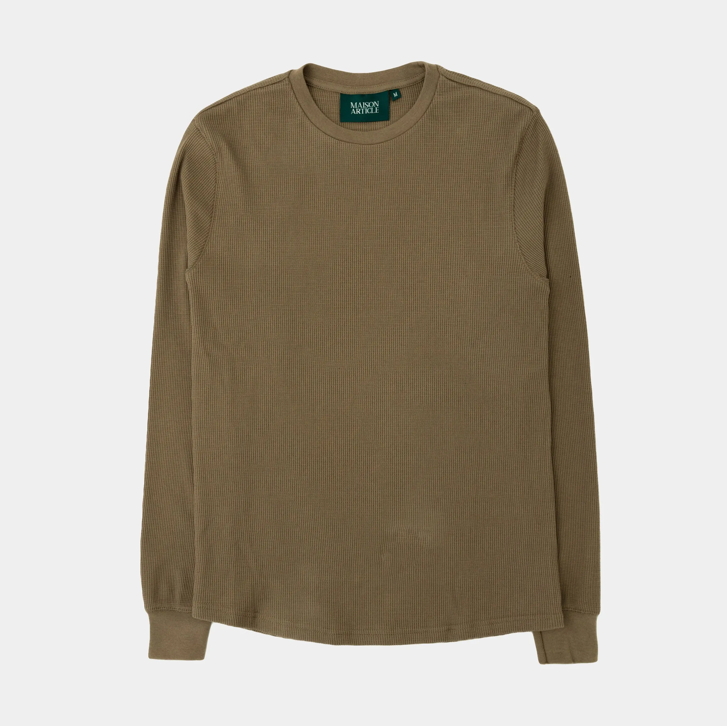 Brown Thermal Long Sleeve Shirt