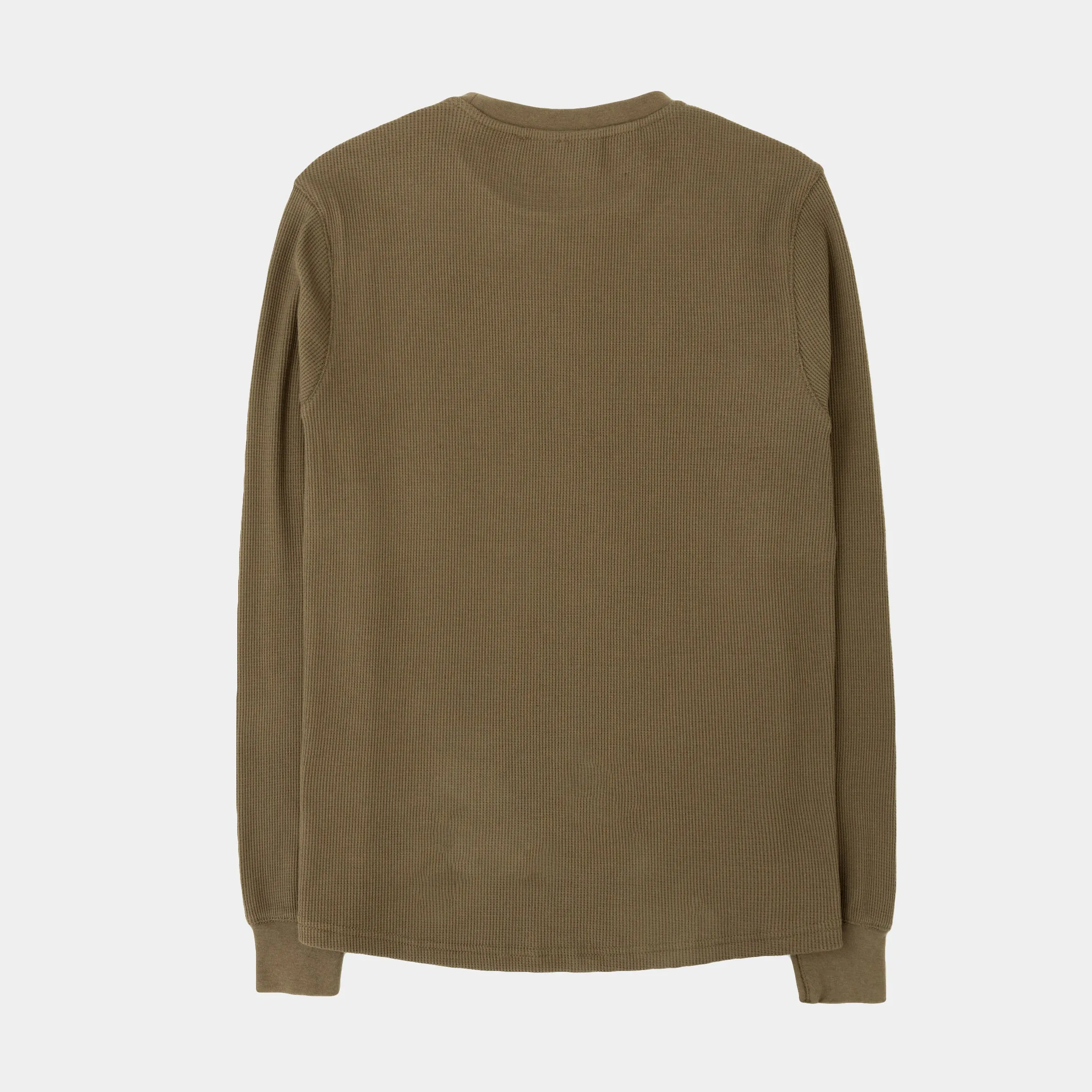 Brown Thermal Long Sleeve Shirt