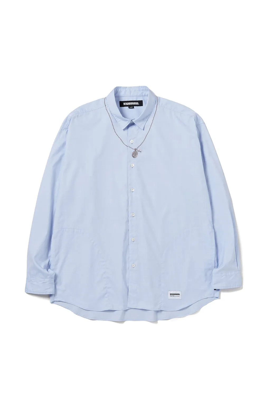 Button-down long sleeve cotton shirts for neighborhoods