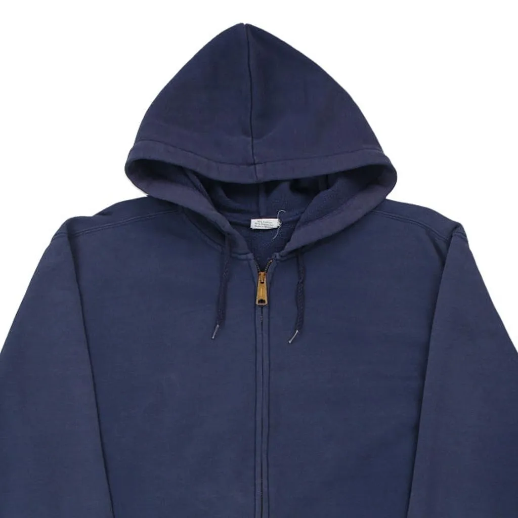 Carhartt Hoodie - Medium Navy Cotton Blend