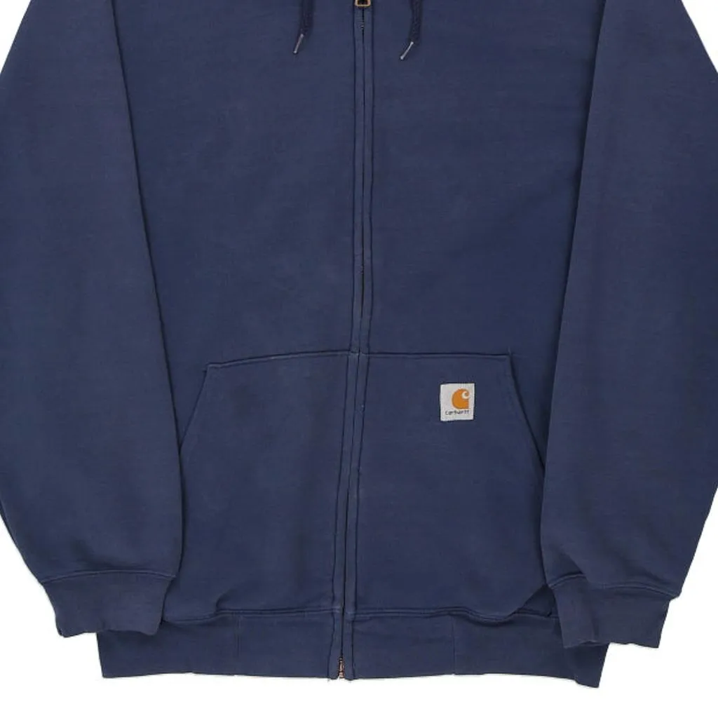 Carhartt Hoodie - Medium Navy Cotton Blend