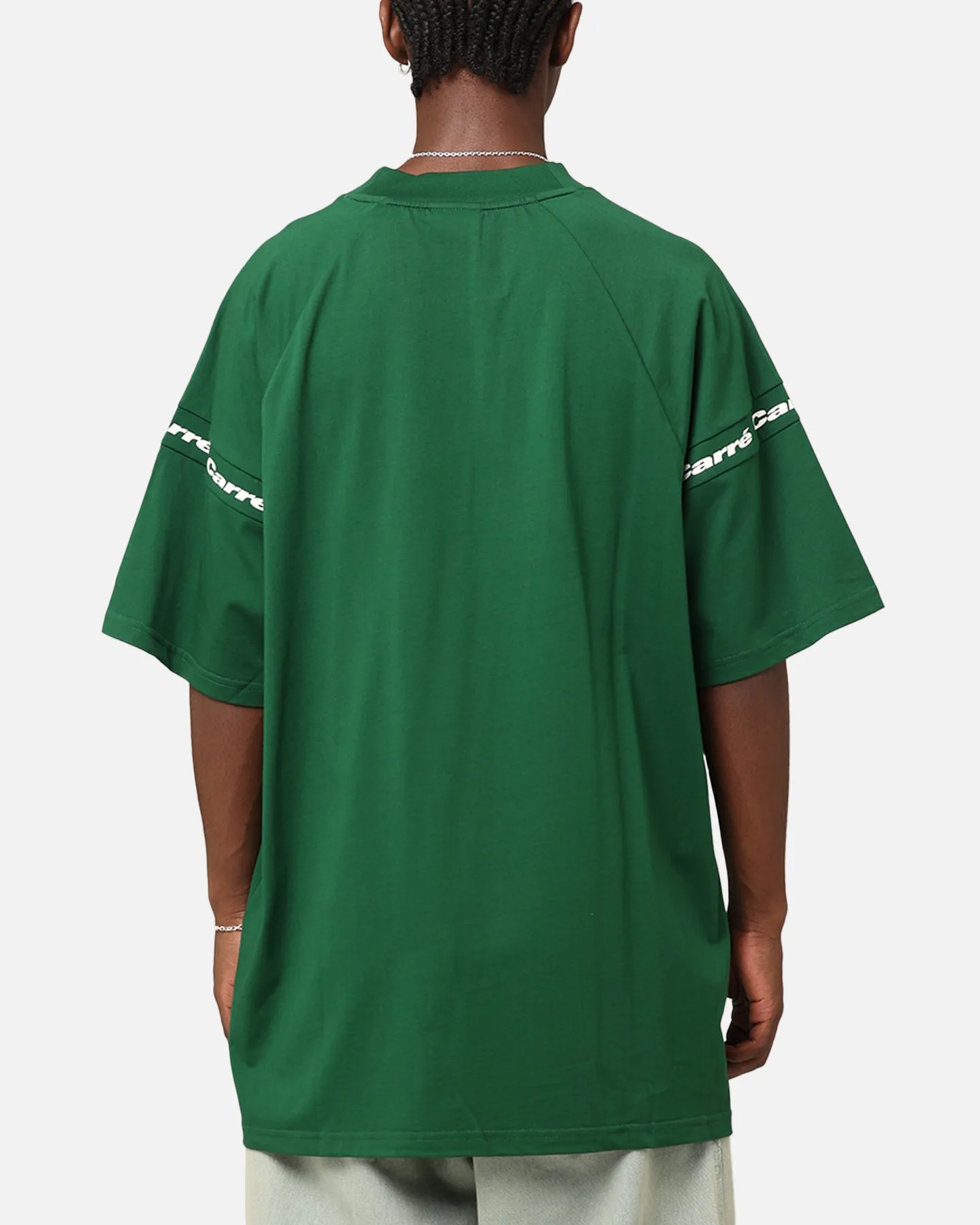 Carré Prime Oversized Raglan T-Shirt Green