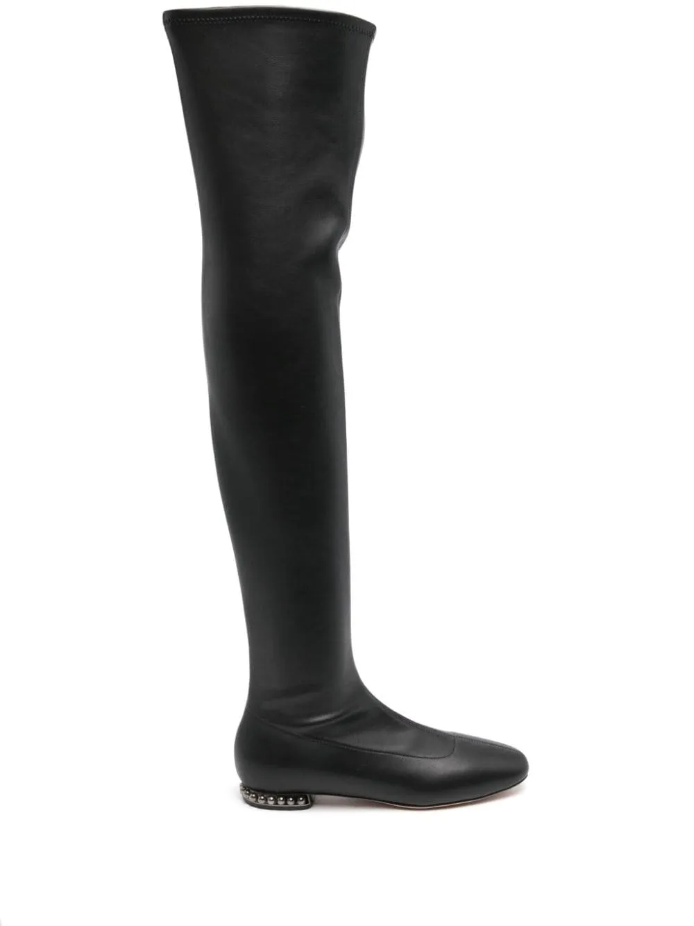 Casadei Galaxy leather boots - Black