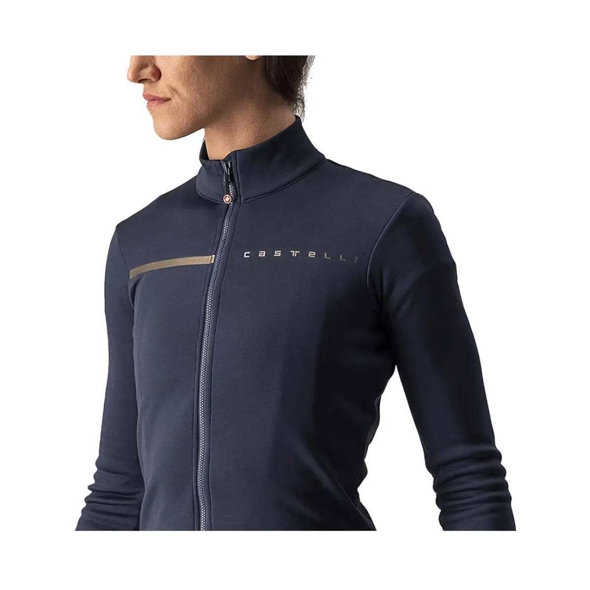 Castelli Sinergia 2 Blue Women's Long Sleeve Jersey