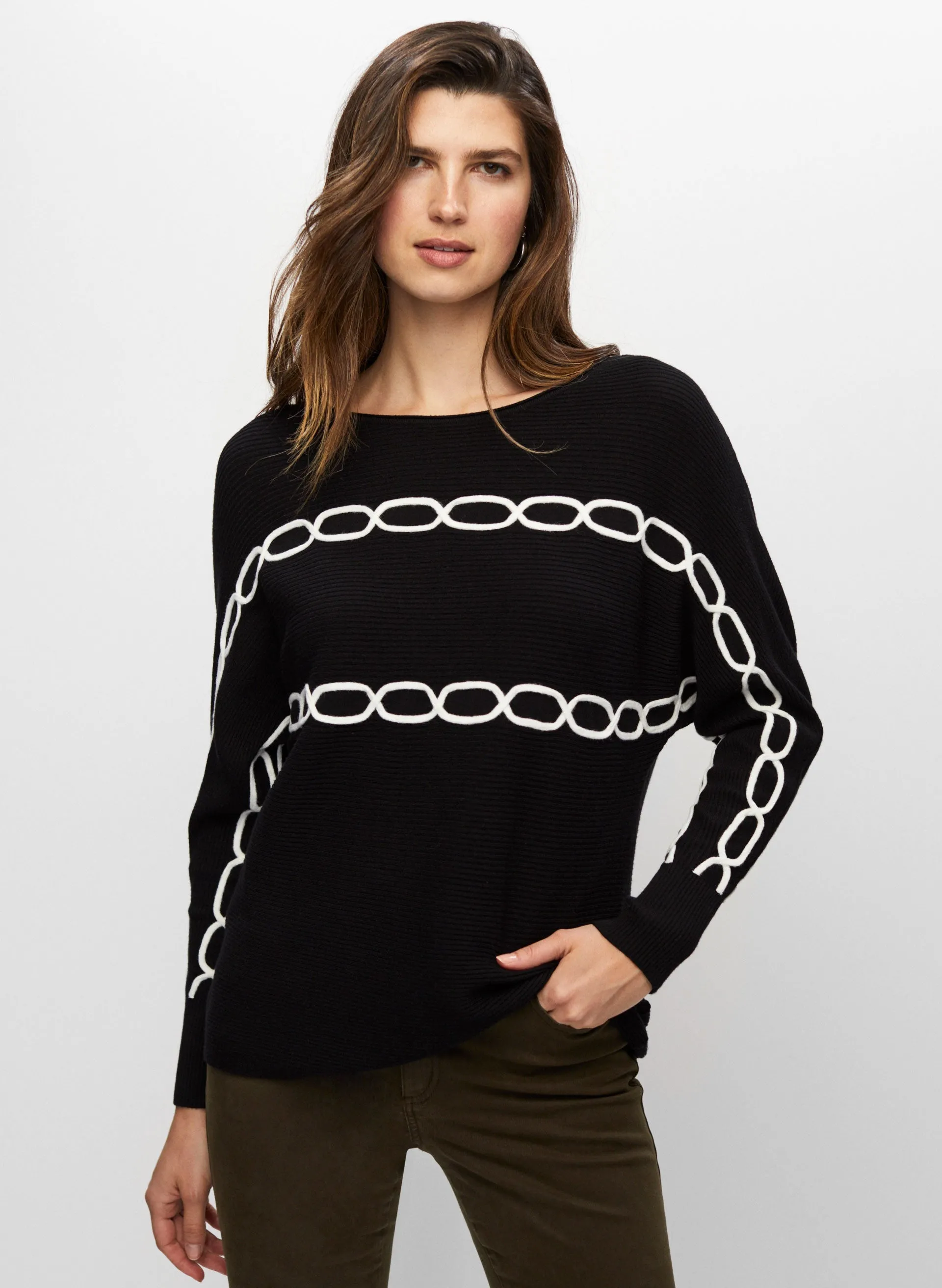 Chain Cable Knit Sweater