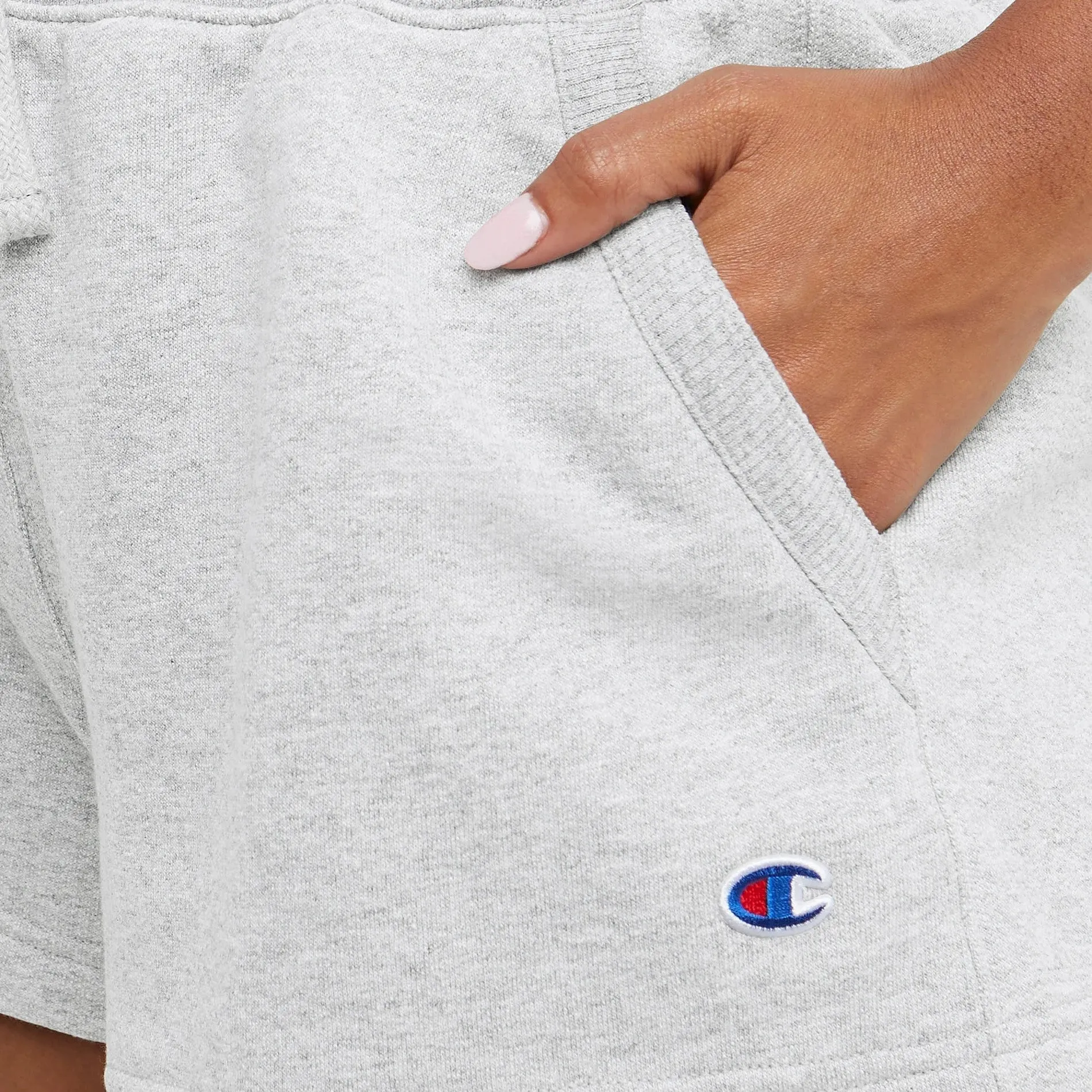 CHAMPION Women's Powerblend C Logo Shorts