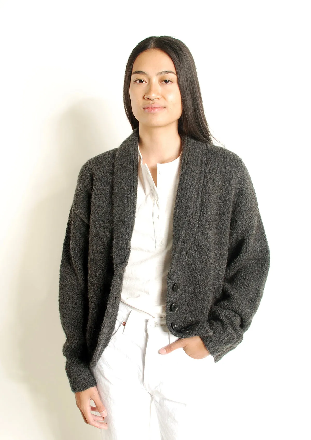 Charcoal Cardigan - Shop Now