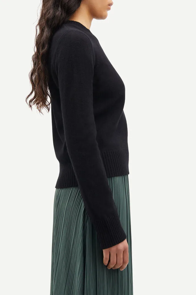 Charlotte Knit Sweater Black