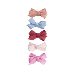 Chelsea Boutique Bow Small Snap 5pk - Little Miss