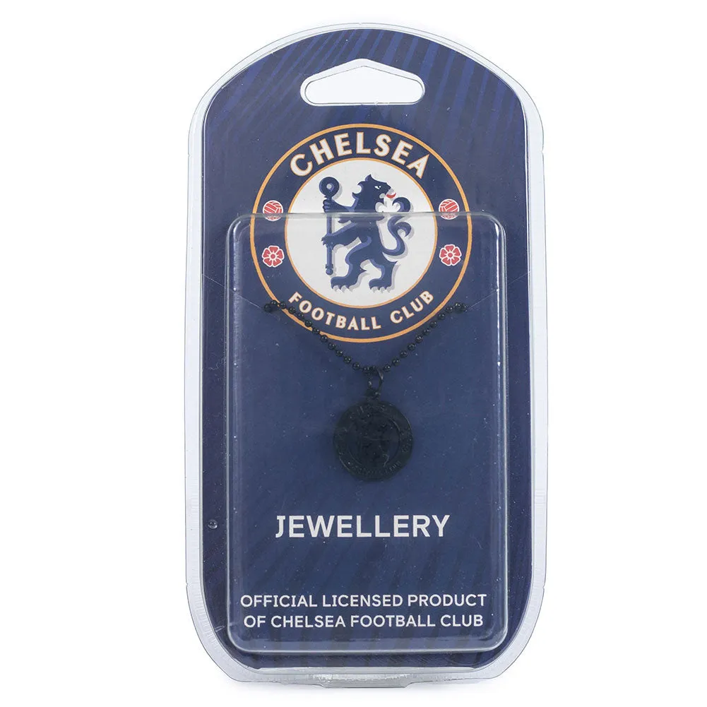 Chelsea FC Pendant & Chain + Black Plating - Buy Now