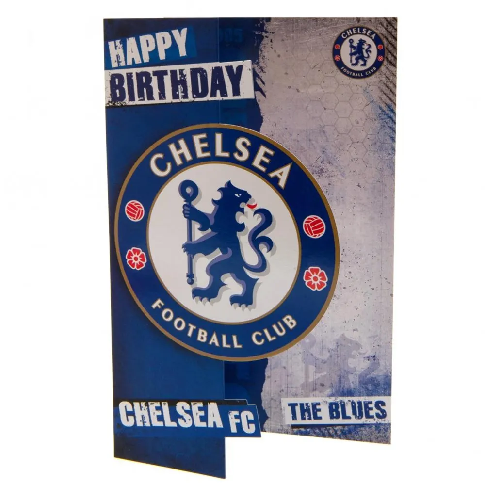 Chelsea Football Club Birthday Card for True Fans | The Blues Theme