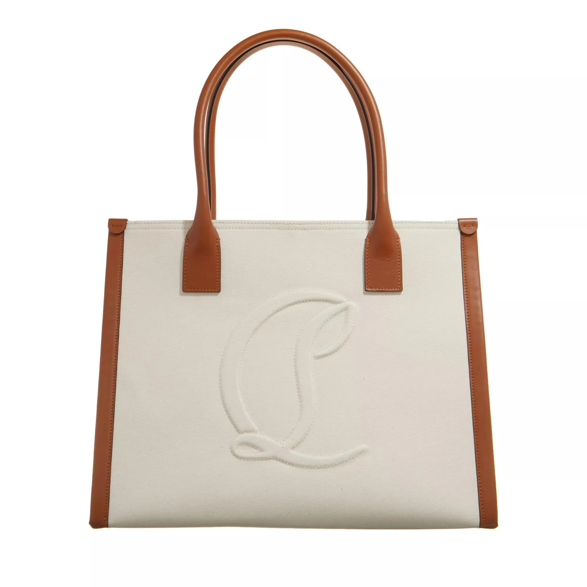 Christian Louboutin  Plain Logo Tote Bag  Natural / Cuoio