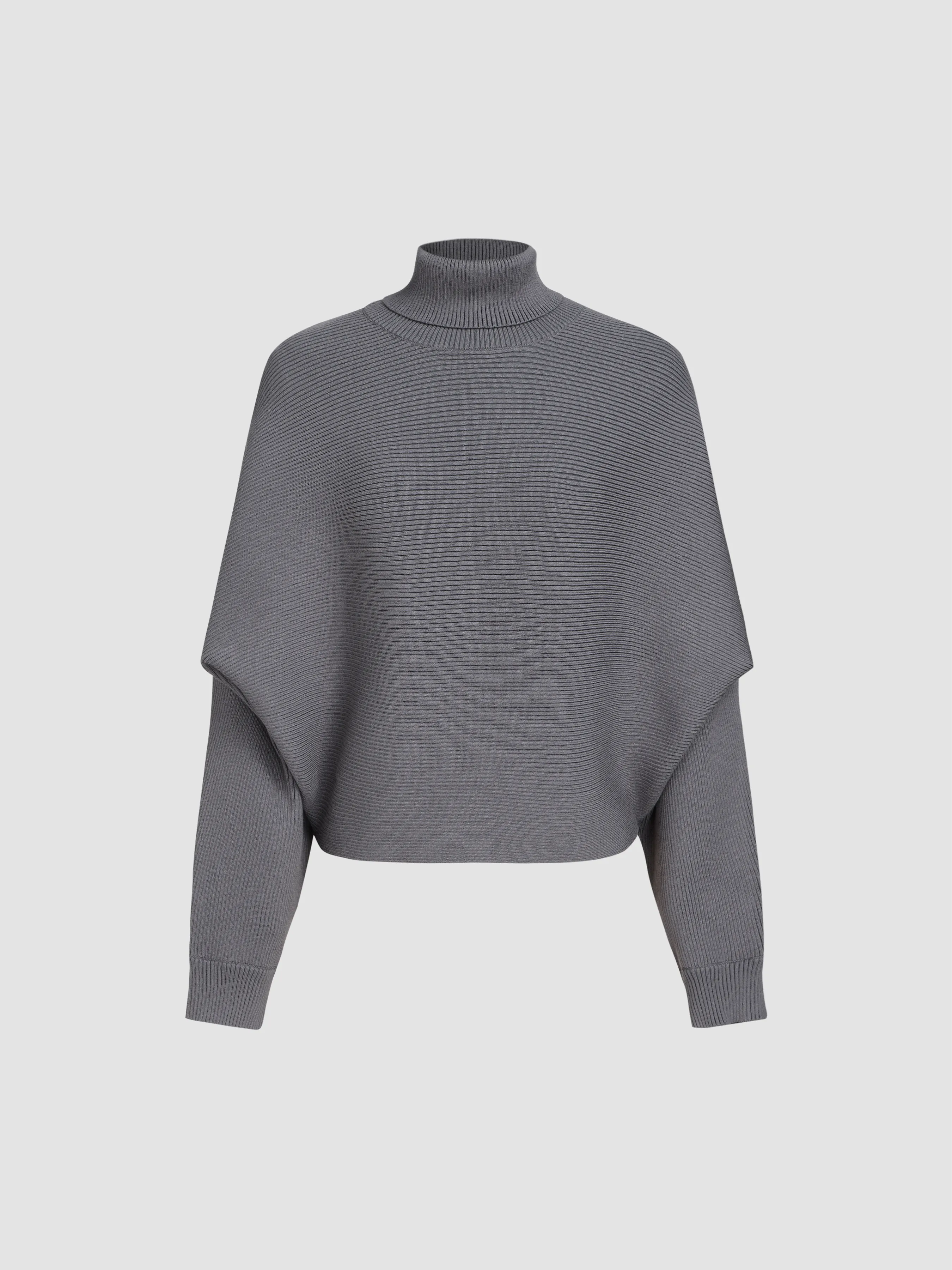 Cider  |Casual Style Nylon Long Sleeves Plain High-Neck Oversized