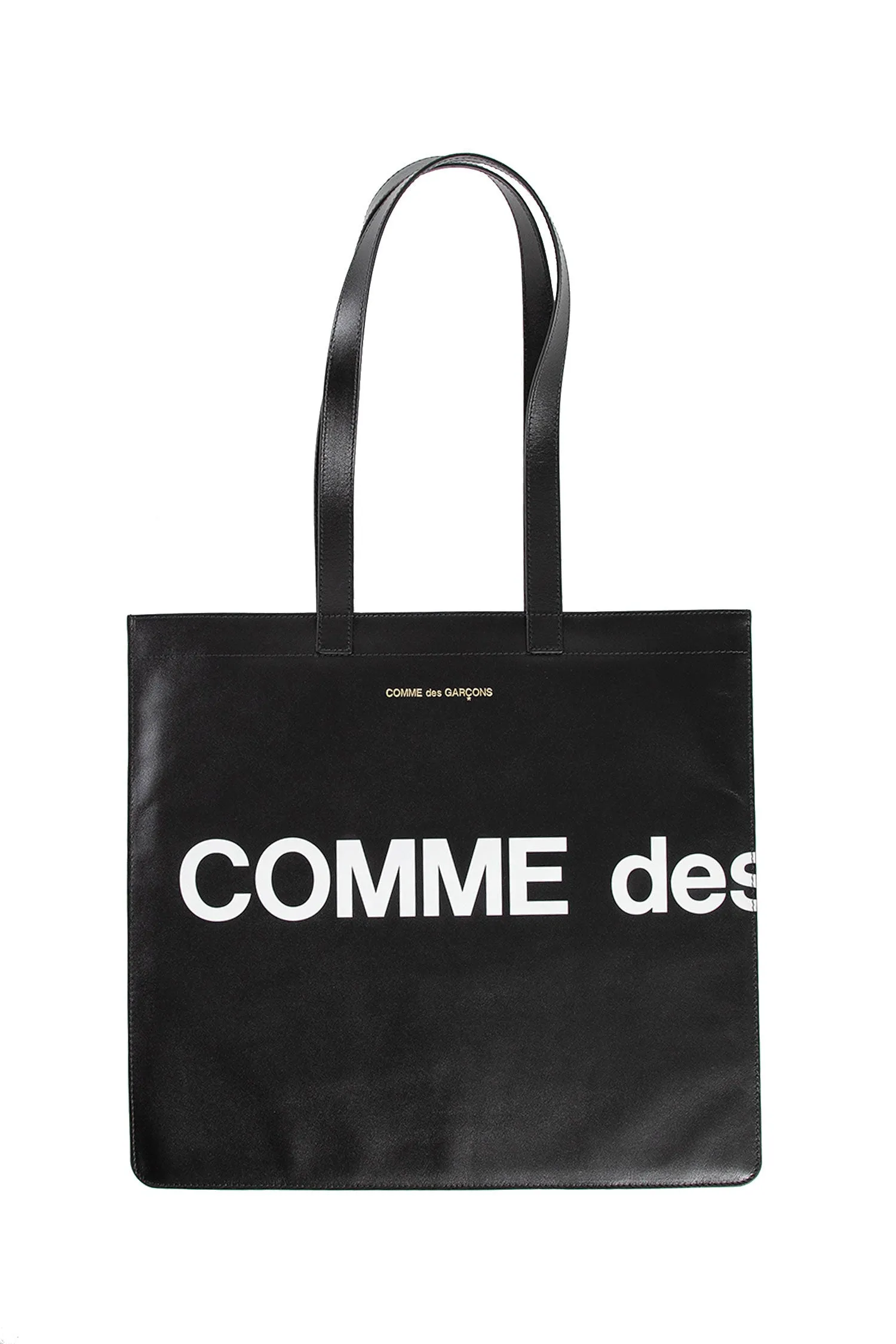 comme des garçons wallet huge logo tote bag