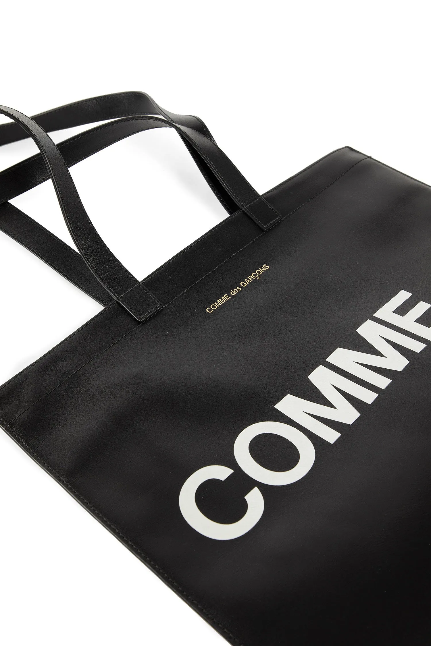 comme des garçons wallet huge logo tote bag