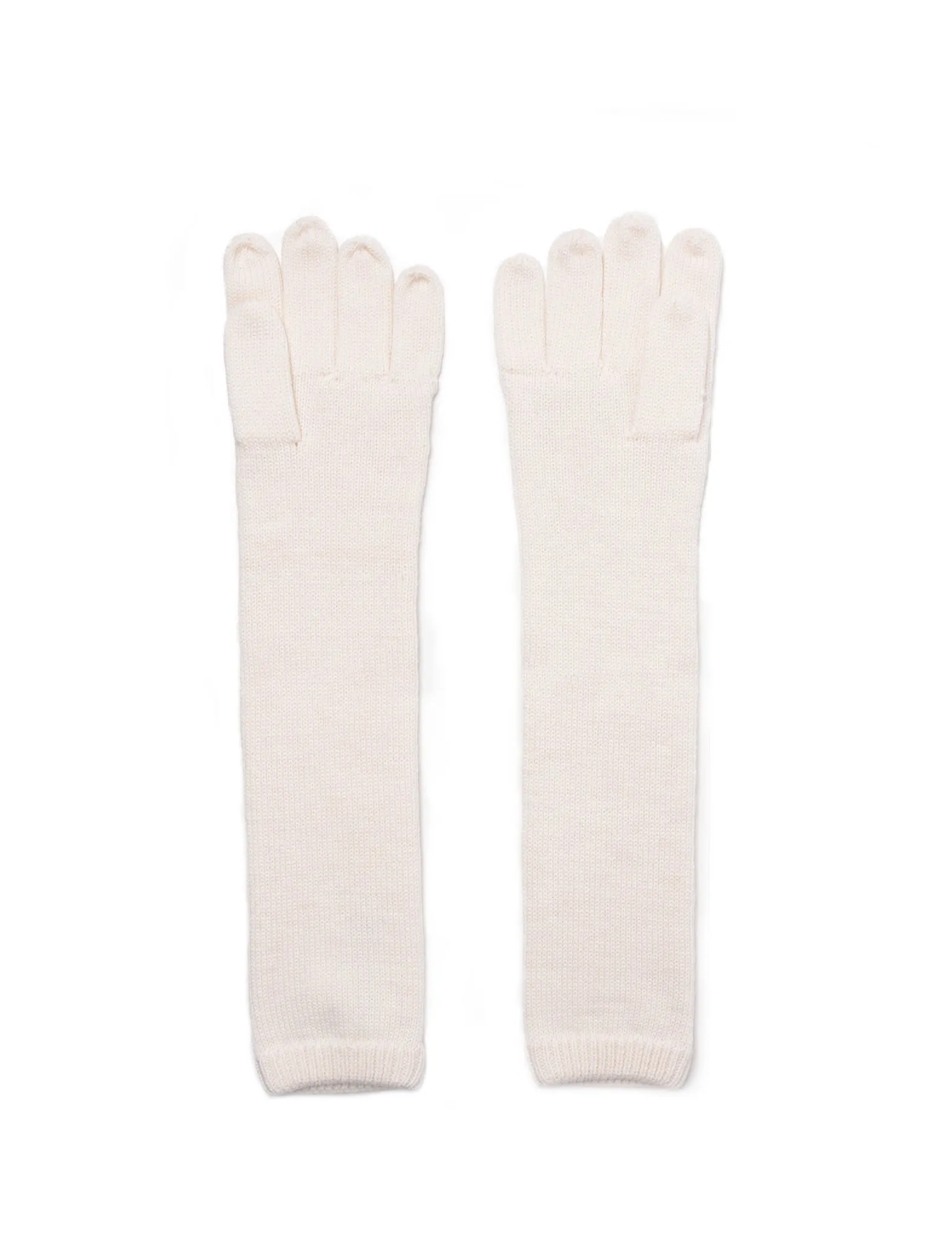 Coperni off white cable knit gloves