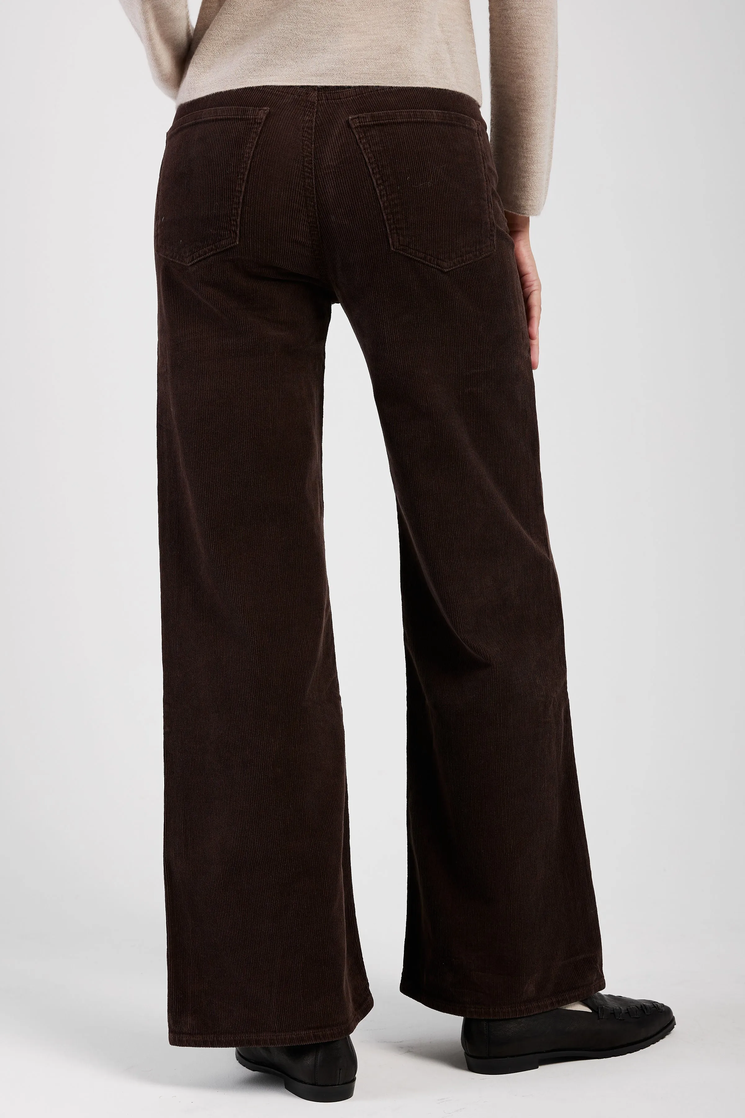 Corduroy Baggy Pant, Dark Brown