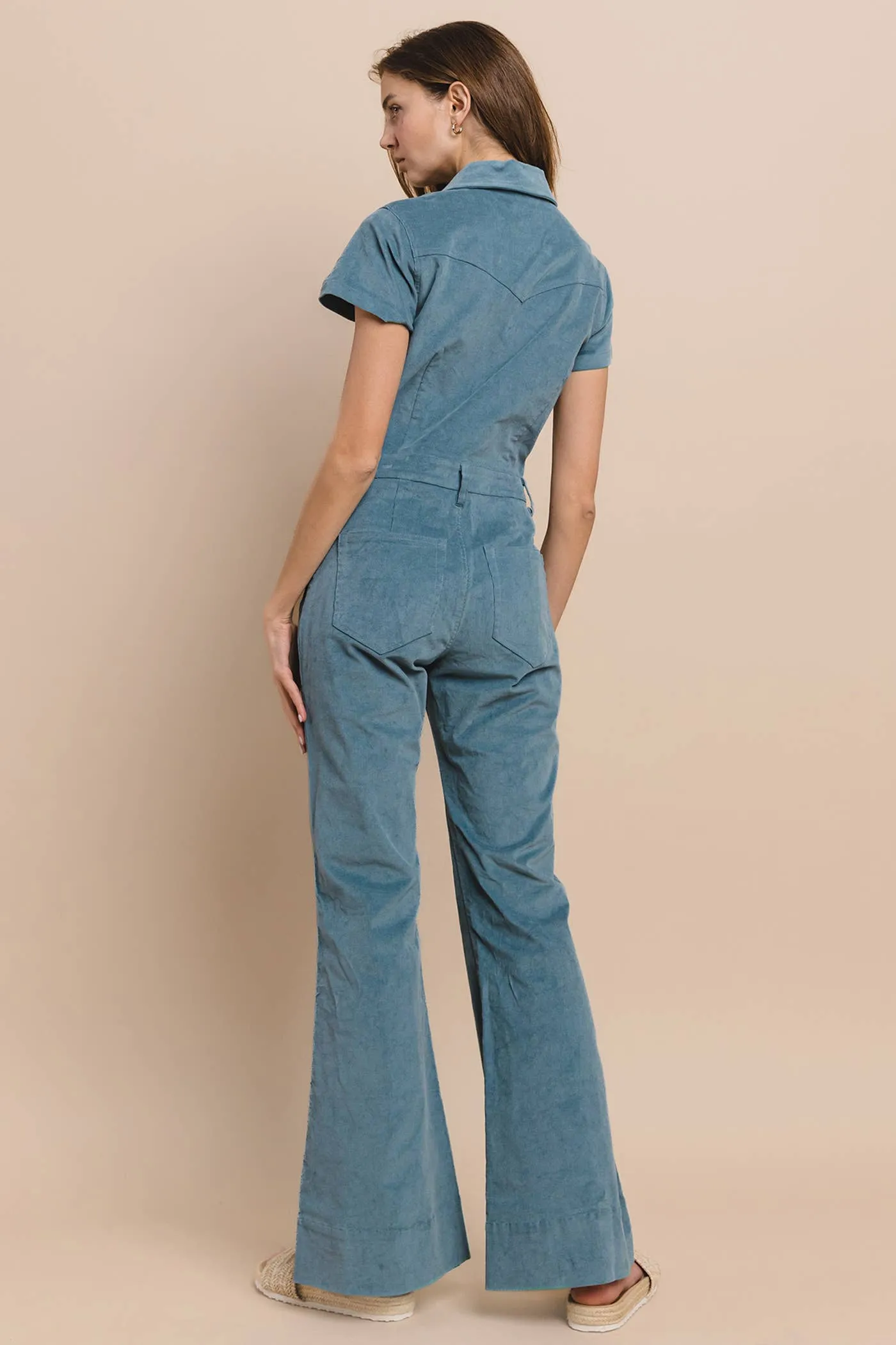 Corduroy Jumpsuit - Boho Style