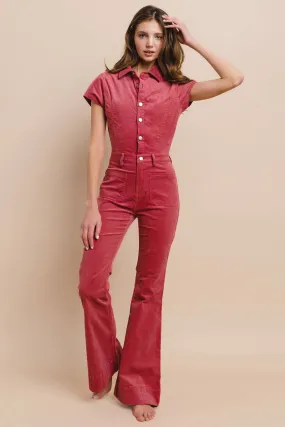 Corduroy Jumpsuit - Boho Style