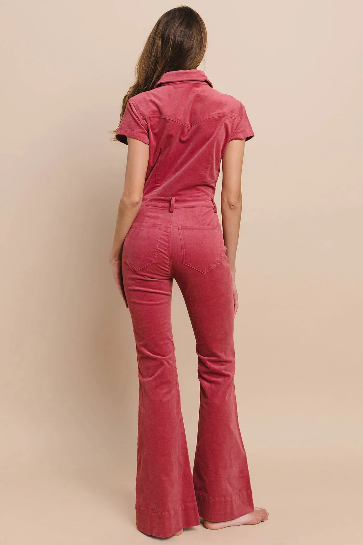 Corduroy Jumpsuit - Boho Style