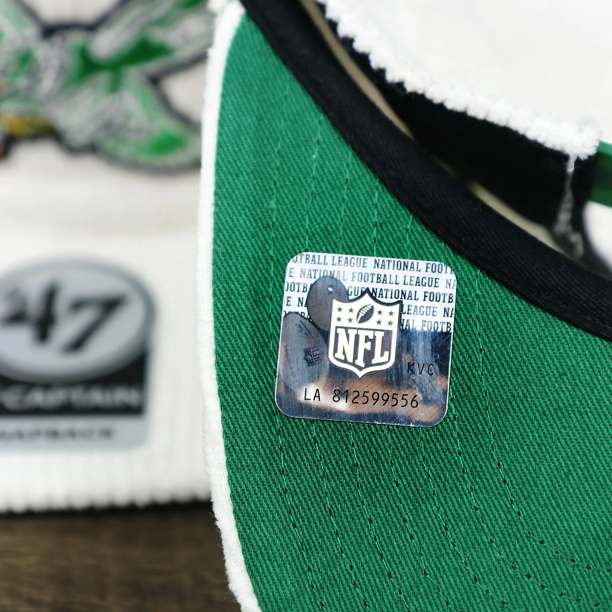 Corduroy Philadelphia Eagles Snapback Hat | White Corduroy Snap Cap