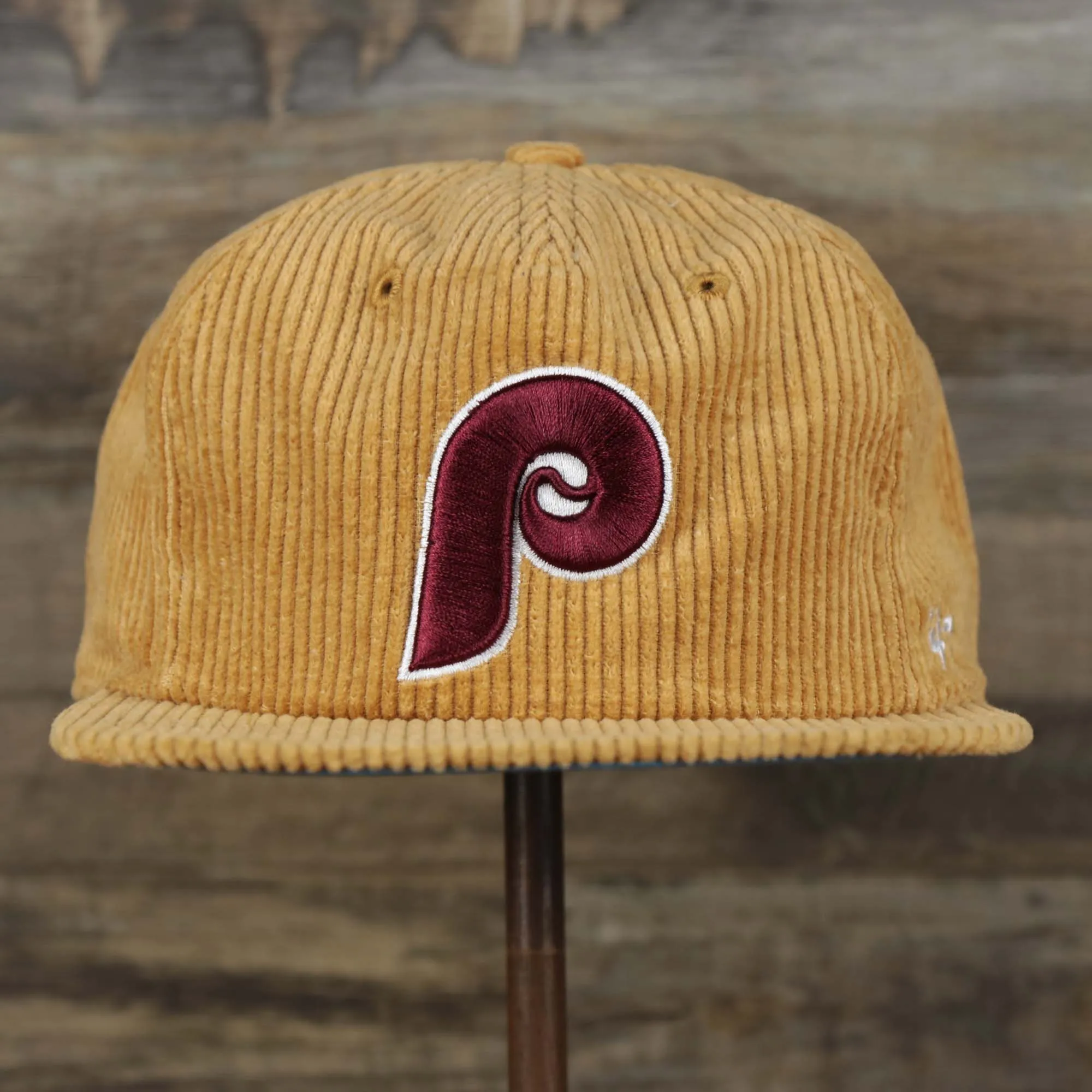 Corduroy Philadelphia Phillies Cooperstown Snapback