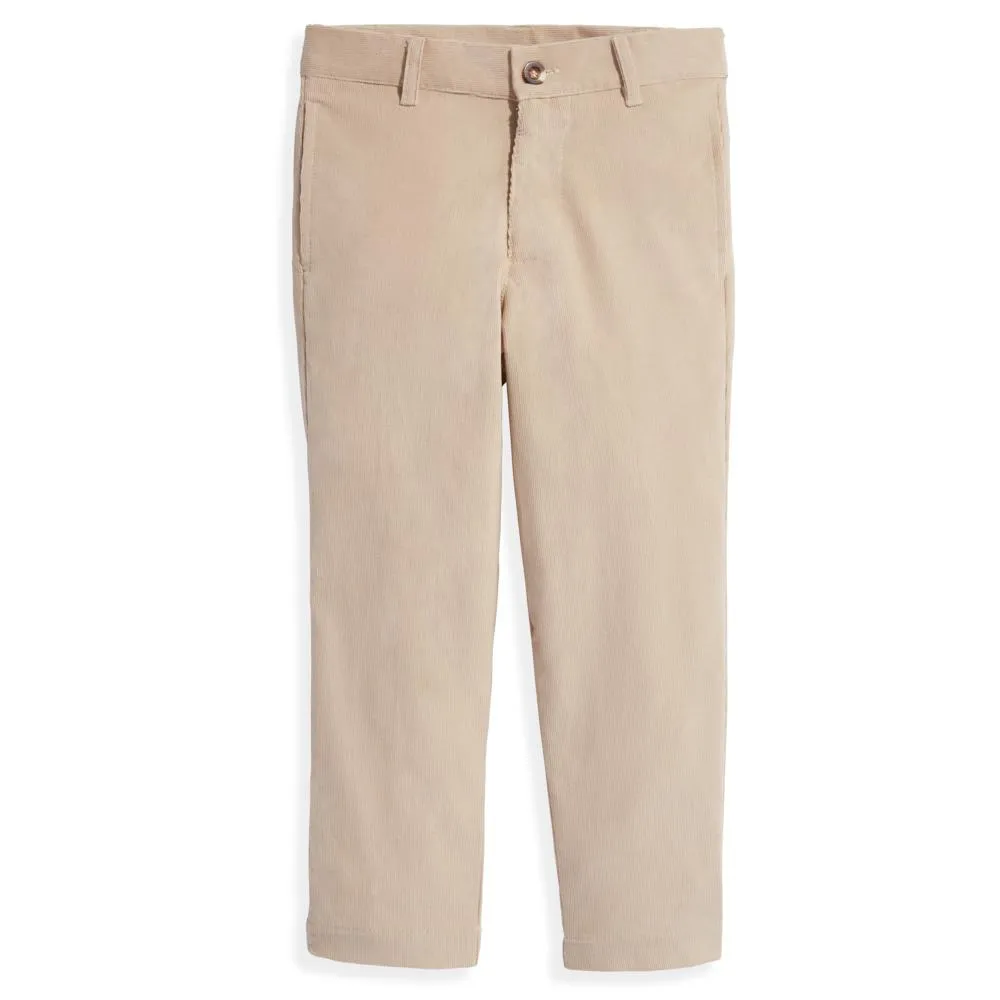 Corduroy Slim Pant - Oyster Color