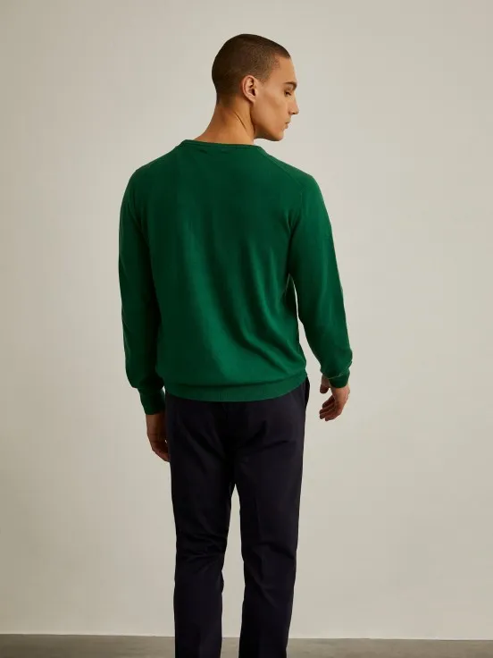 Cotton and cashmere sweater