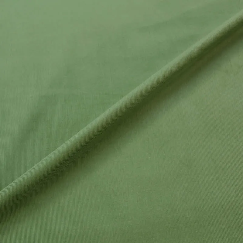 Cotton Corduroy Fabric - Sage Green