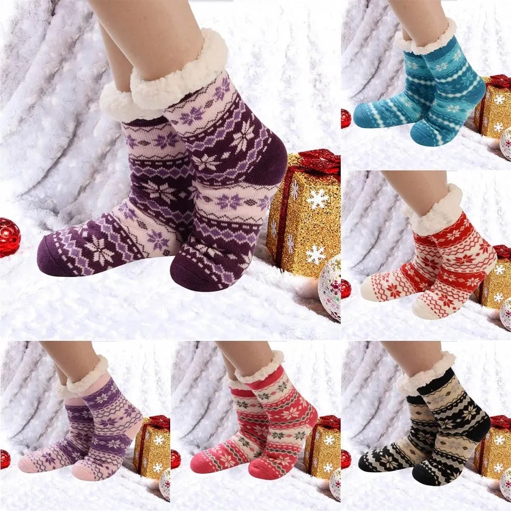 Cozy winter socks.