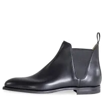 Crockett & Jones Chelsea VIII Black Calf Leather Boots