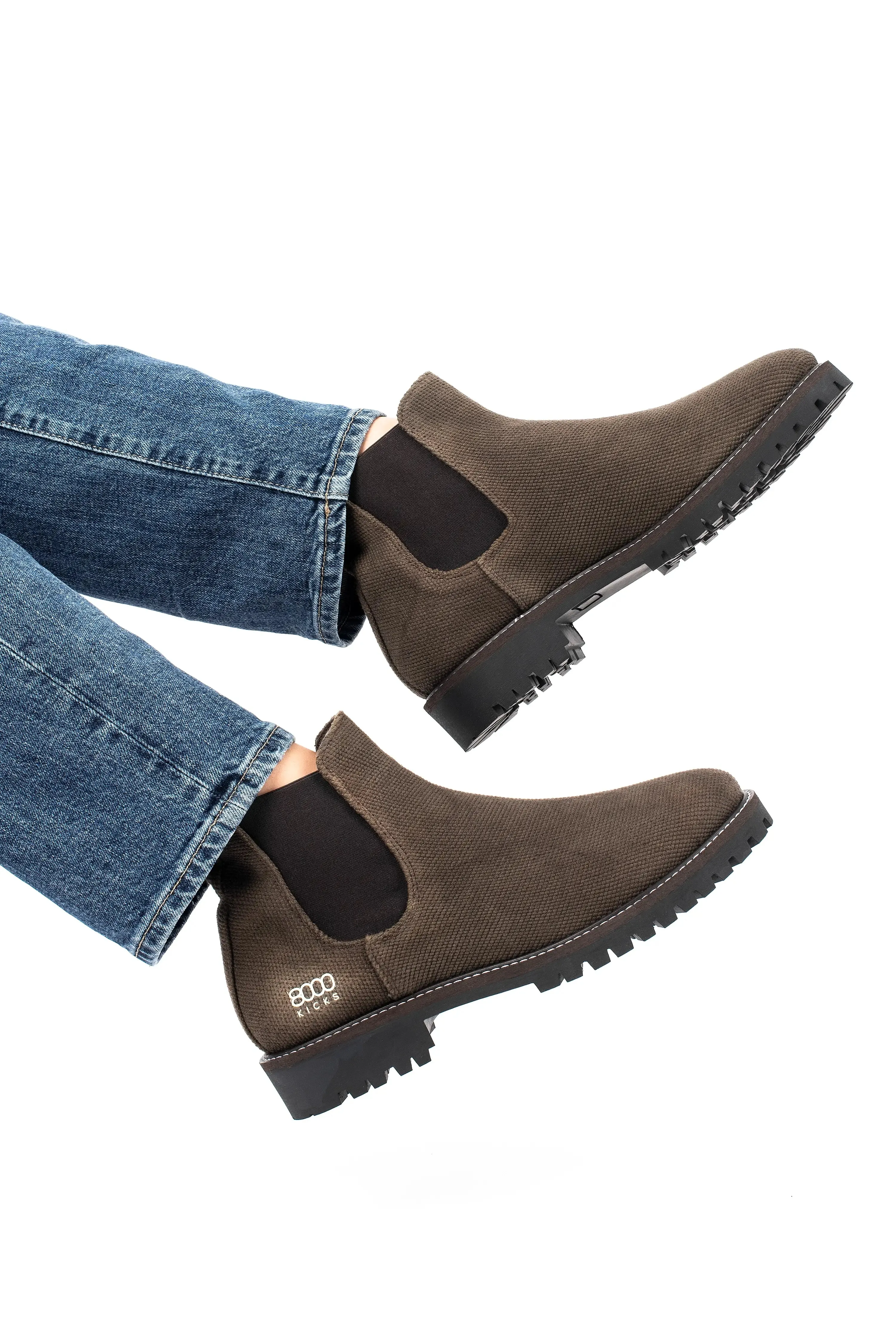 Crossover Hemp Chelsea Women Dark Brown