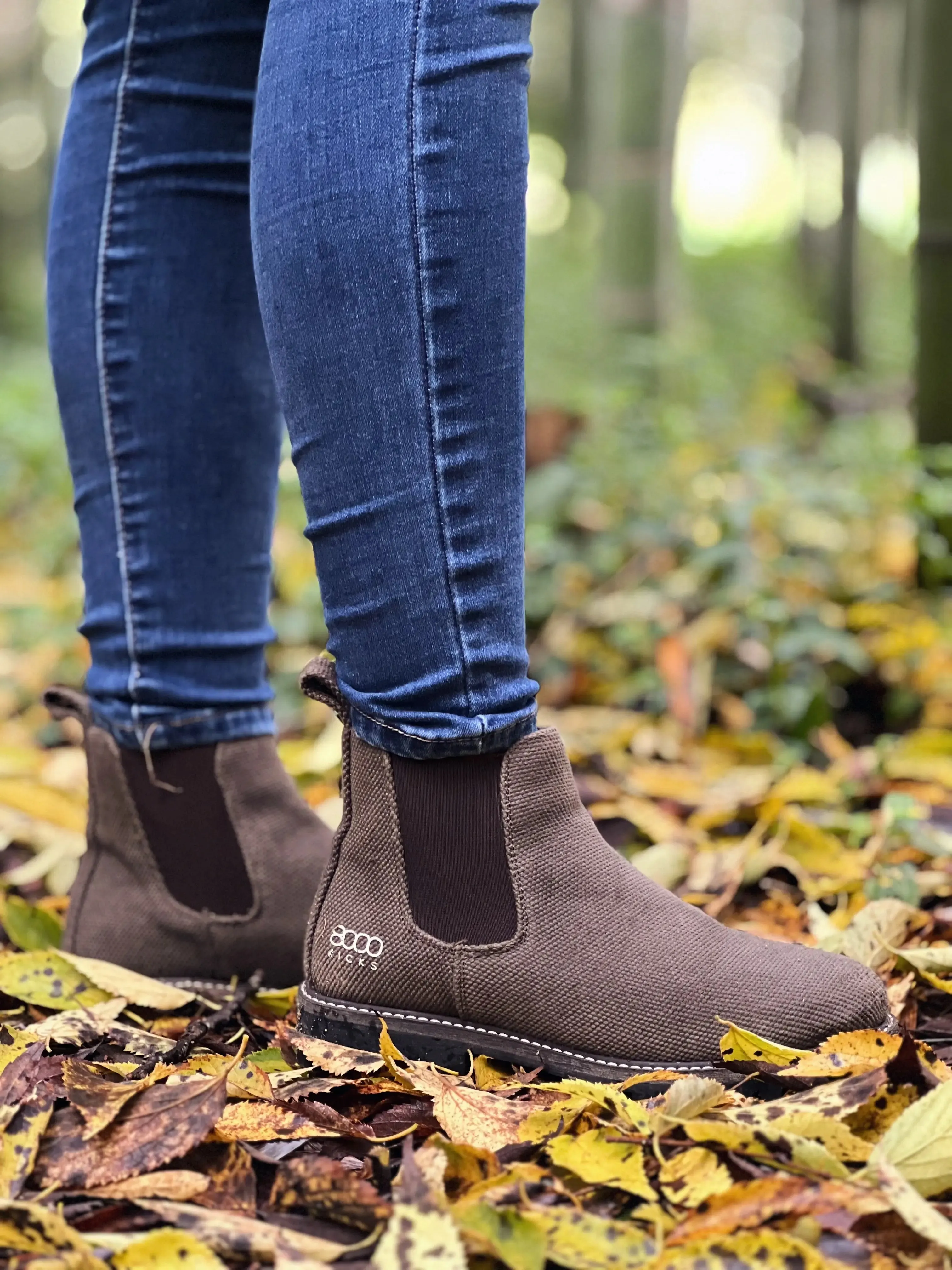 Crossover Hemp Chelsea Women Dark Brown