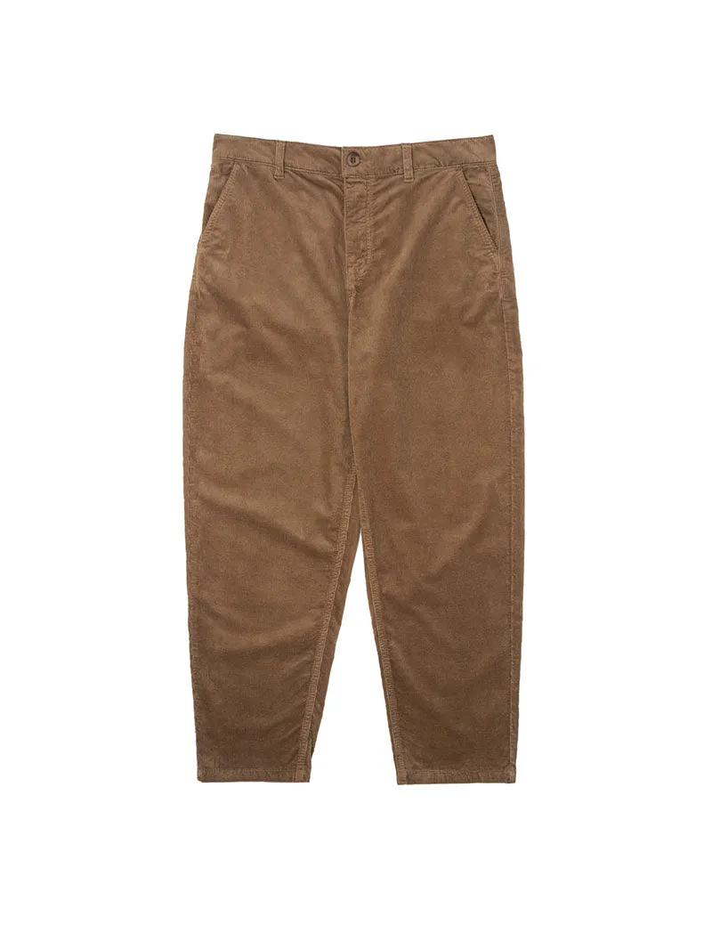 Dark Camel Corduroy Trousers for Women - Sunspel