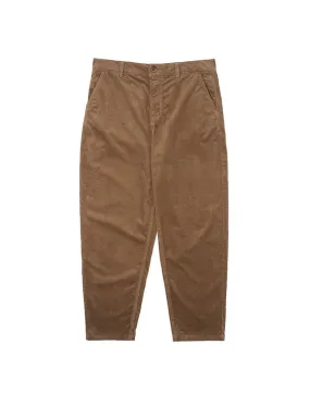 Dark Camel Corduroy Trousers for Women - Sunspel