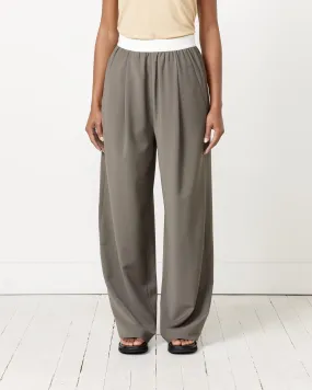 Dark Stone Tropical Wool Pants