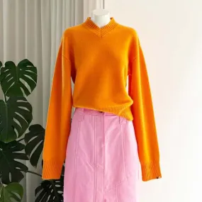 Demi Cashmere Sweater - Carrot