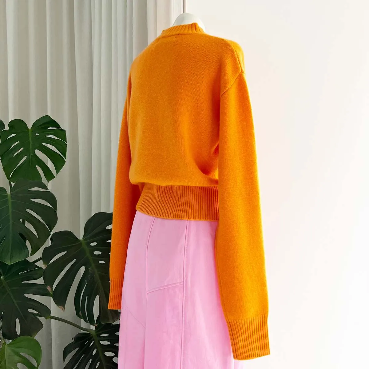 Demi Cashmere Sweater - Carrot