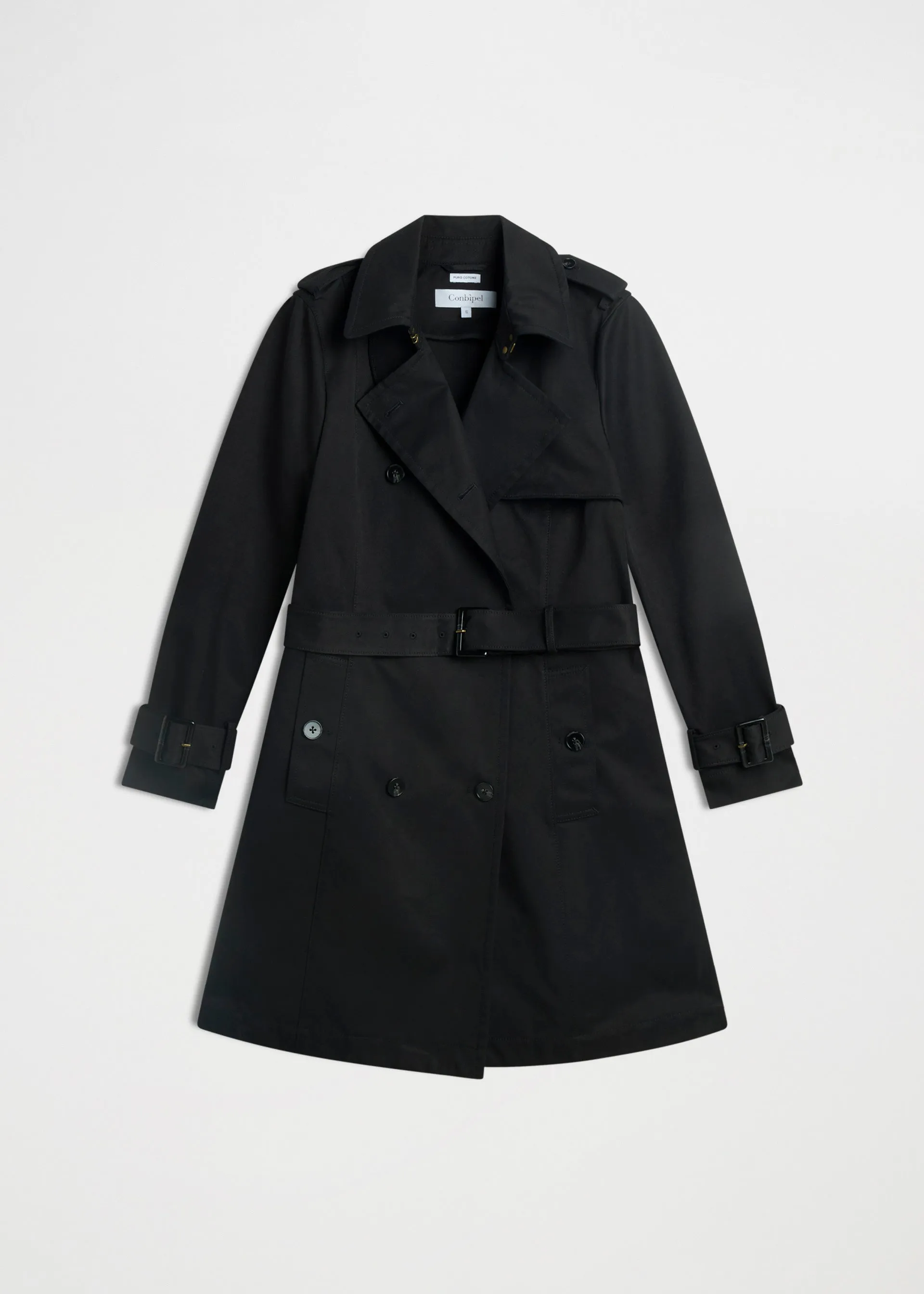 Doppio petto trench coat