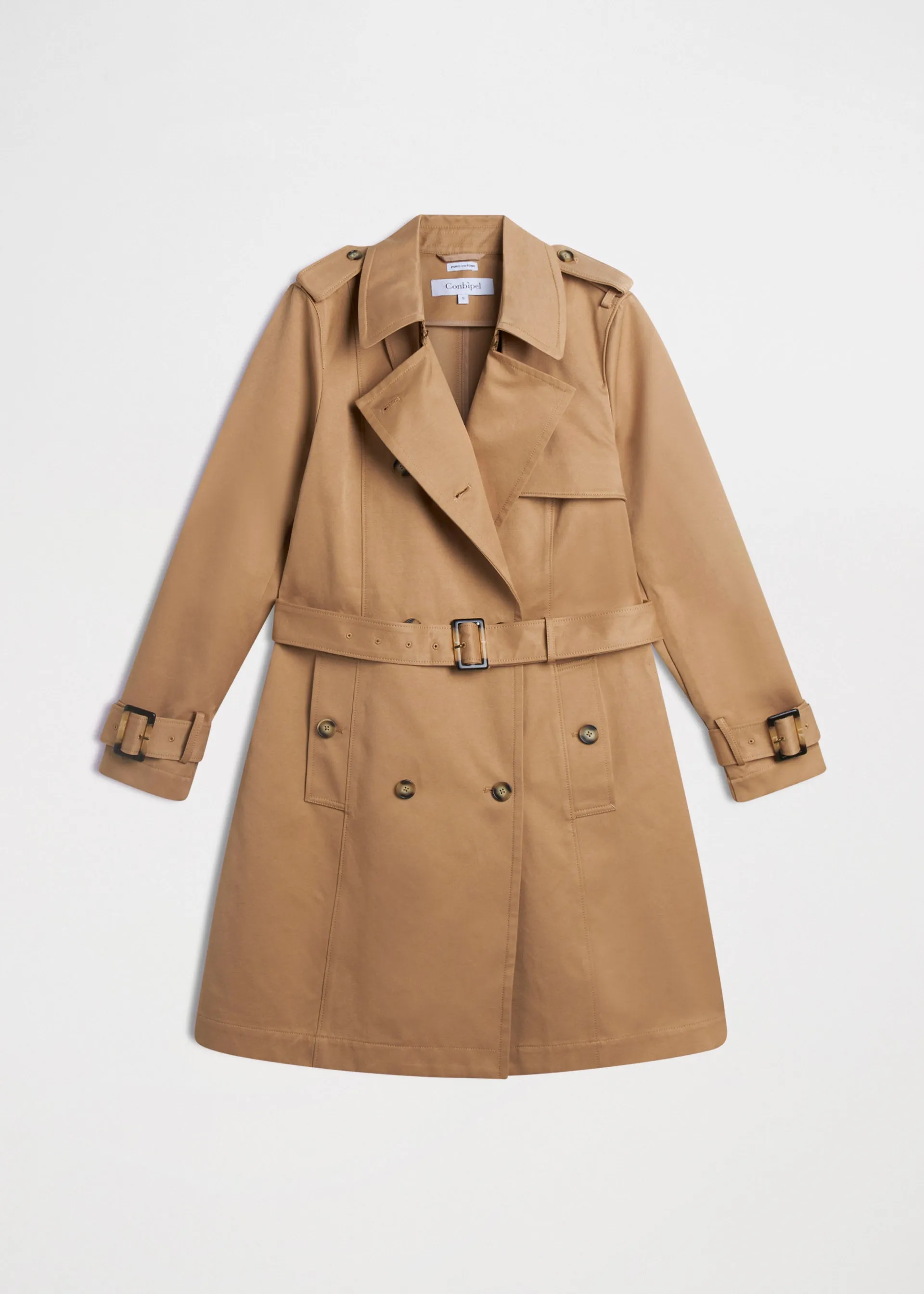 Doppio petto trench coat