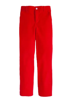 English Skinny Pant - Red Corduroy