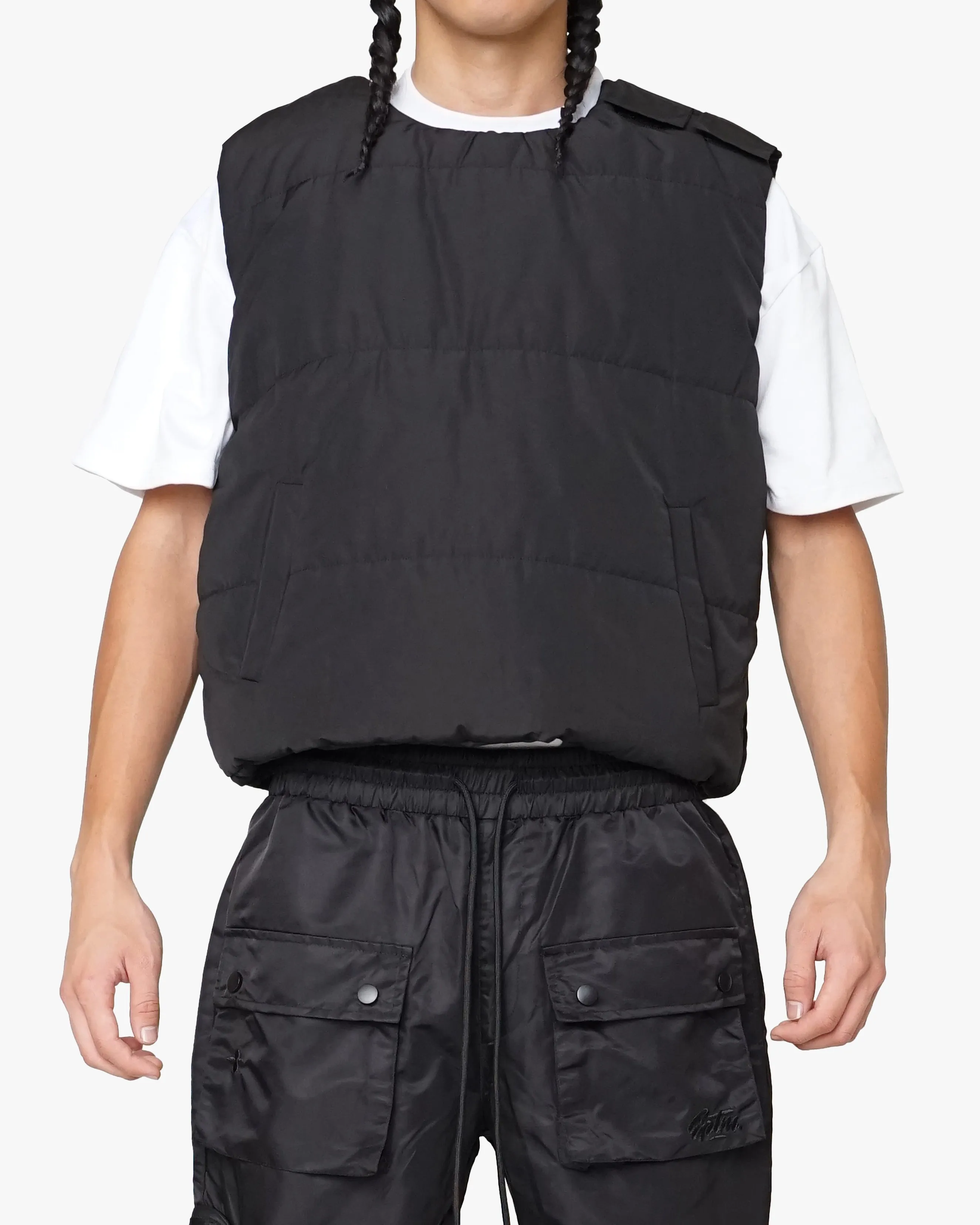 EPTM Black Tactical Puffer Vest