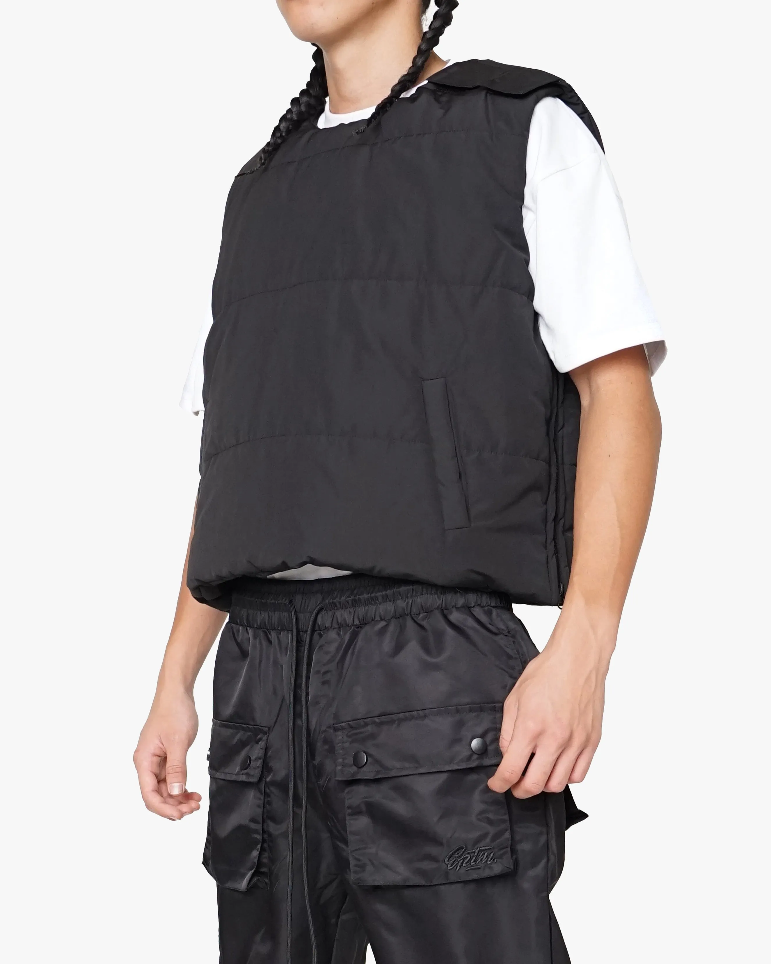 EPTM Black Tactical Puffer Vest