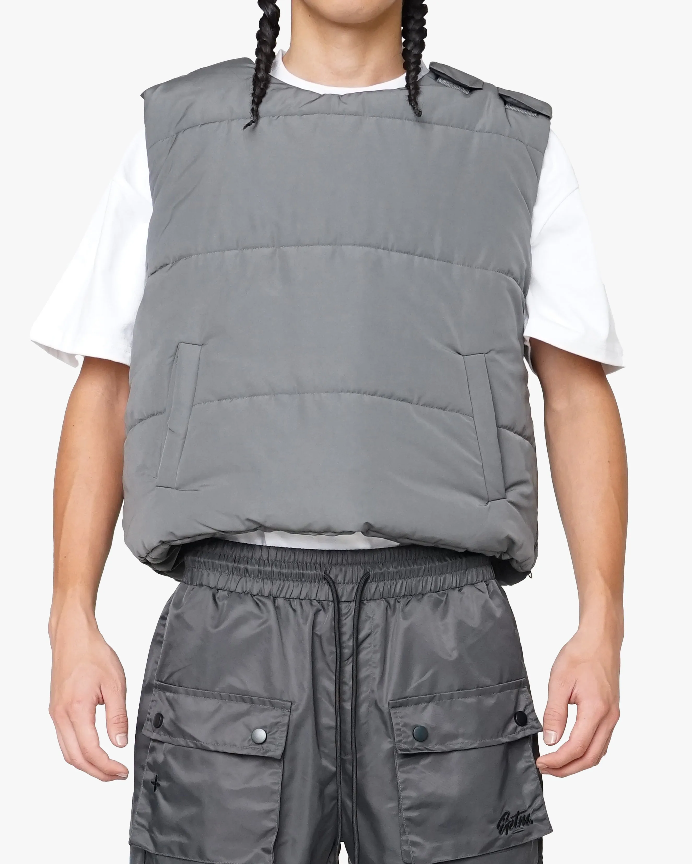 EPTM Gray Tactical Puffer Vest